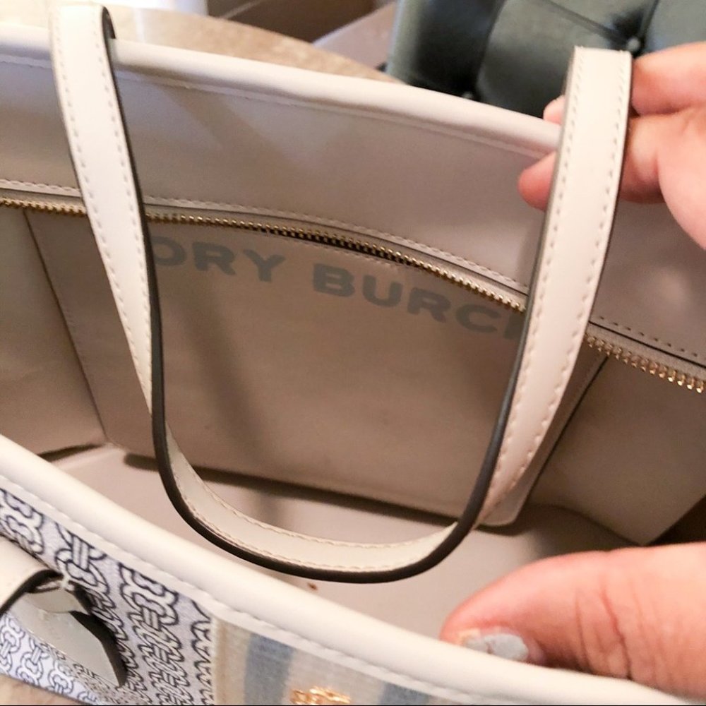 🖤Tory Burch Gemini Link Canvas Tote - Picture 5 of 5